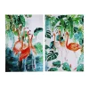 Best reviews of 🛒 A & B Home Set of 2 Pink and Green Botanical Flamingos Printed Rectangular Wall Art Decor 47" x 31.5" ⌛ -A & B Home Online Shop Belk 294