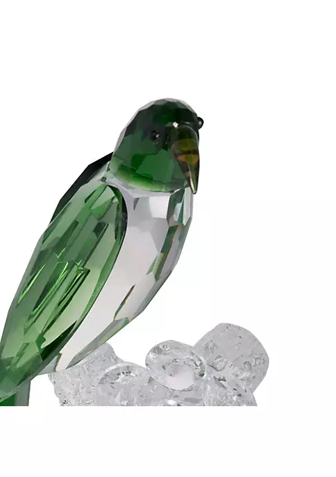 Cheap 🎁 A & B Home 10.5" Crystal Clear and Green Parrot Elegance Accent 😉 6 Cheap 🎁 A & B Home 10.5" Crystal Clear and Green Parrot Elegance Accent 😉 - Image 4