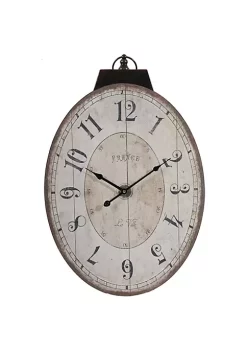 Top 10 ⌛ A & B Home 29" White and Black Thaddeus Oval Wall Clock 🌟 -A & B Home Online Shop Belk 391