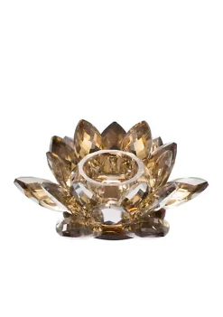 Cheapest ๐ A & B Home 8.50" Gold Vintage Style Lotus Large Candle Holders ๐
