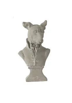Wholesale โจ A & B Home 10.25" Gray Nature Inspired ๐ฆฎ Dog Head Statue Tabletop Decor ๐ฅฐ