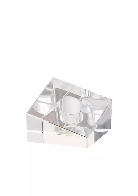 Best Pirce 😀 A & B Home Set of 4 Clear Alighieri Glass Taper Candleholders 2.25" ⌛ 5 Best Pirce 😀 A & B Home Set of 4 Clear Alighieri Glass Taper Candleholders 2.25" ⌛ - Image 3