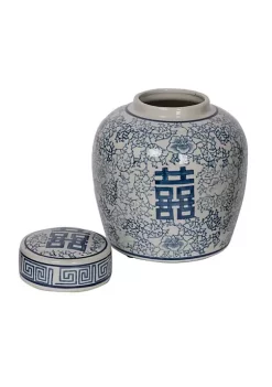 Brand new 🌟 A & B Home 9.25" White and Blue Medium Berit Lidded Jar 🔥 -A & B Home Online Shop Belk 440