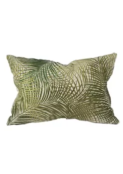 Wholesale 🧨 A & B Home 20" White and Green Palm Leaves Embroidered Rectangular Throw Pillow 🌟 -A & B Home Online Shop Belk 444