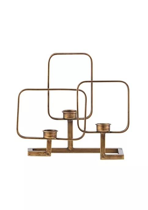 Best deal ๐คฉ A & B Home 13" Gold Vintage Style Geometric Candle Holder ๐ฅ 7 Best deal ๐คฉ A & B Home 13" Gold Vintage Style Geometric Candle Holder ๐ฅ - Image 5