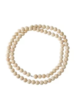 Best deal ๐ A & B Home 2.9' x 1.6" Pine Sphere Beads Artificial Garland - Unlit ๐