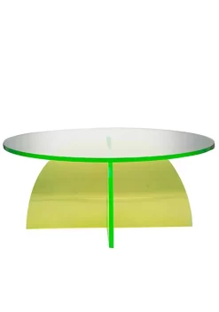 Deals 🌟 A & B Home 29.75" Green and Clear Dynamic Modern Style Coffee Table 🌟 -A & B Home Online Shop Belk 520