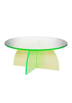 Deals 🌟 A & B Home 29.75" Green and Clear Dynamic Modern Style Coffee Table 🌟 -A & B Home Online Shop Belk 521