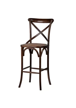 Flash Sale ❤️ A & B Home 45.75" Brown Classic Natural Finish Bistro Bar Chair 🥰 -A & B Home Online Shop Belk 528