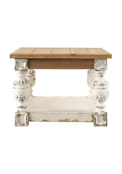 Outlet โญ A & B Home 47" White and Brown Vintage Style Rectangular Coffee Table ๐ 10 Outlet โญ A & B Home 47" White and Brown Vintage Style Rectangular Coffee Table ๐ -A & B Home Online Shop Belk 541