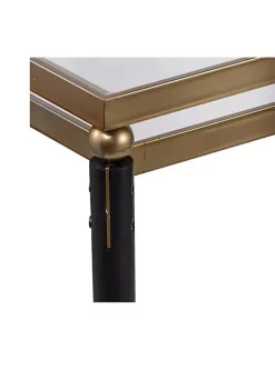 Coupon 🔔 A & B Home 42" Gold and Black Modern Chic Console Table 🔔 -A & B Home Online Shop Belk 563