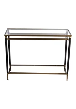Coupon 🔔 A & B Home 42" Gold and Black Modern Chic Console Table 🔔 -A & B Home Online Shop Belk 564