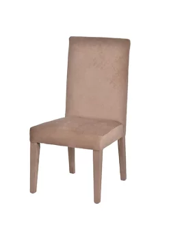Promo ✔️ A & B Home 42" Beige Modern Belmont Fabric Upholstered Dining Chair ⭐