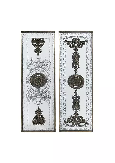 Promo 🛒 A & B Home Set of 2 Bronze and White Doorways Mirrored Wall Art Decor 47.75" x 15.75" 🔥 7 Promo 🛒 A & B Home Set of 2 Bronze and White Doorways Mirrored Wall Art Decor 47.75" x 15.75" 🔥 - Image 5
