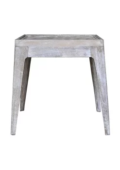 Cheapest 👍 A & B Home 21.5" White and Brown Distressed Finish Side Table 🧨 -A & B Home Online Shop Belk 622
