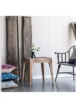 Cheapest 👍 A & B Home 21.5" White and Brown Distressed Finish Side Table 🧨 -A & B Home Online Shop Belk 623