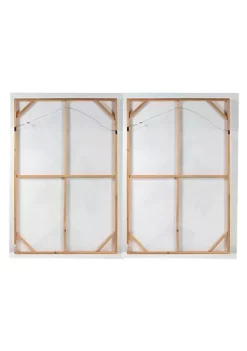 Wholesale 🛒 A & B Home Set of 2 Green Blooms Printed Rectangular Wall Art Decor 31.5" x 47" 👍 -A & B Home Online Shop Belk 636