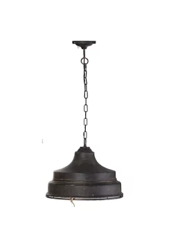 Outlet 🌟 A & B Home 18" Antique Black Traditional Quillon Pendant Chandelier 🔥