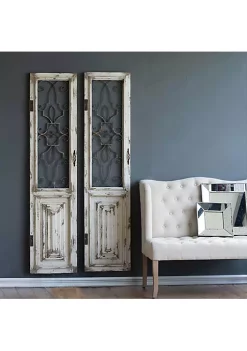 Brand new 🛒 A & B Home 66.75" White Distressed Classic Vintage Chalet Decorative Door ⭐ -A & B Home Online Shop Belk 655