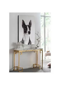 New 🔔 A & B Home Black and White 🐶 Dog Printed Rectangular Wall Art Decor 47" x 31.5" ✨ -A & B Home Online Shop Belk 664