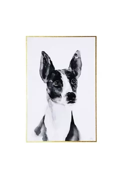 New 🔔 A & B Home Black and White 🐶 Dog Printed Rectangular Wall Art Decor 47" x 31.5" ✨ -A & B Home Online Shop Belk 665