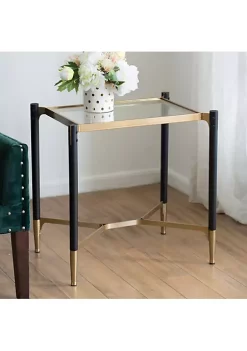 Best Sale 🌟 A & B Home 23.5" Black and Gold Rectangle Glass Top End Table ❤️ 6 Best Sale 🌟 A & B Home 23.5" Black and Gold Rectangle Glass Top End Table ❤️ -A & B Home Online Shop Belk 682