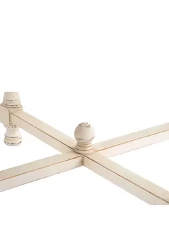 Cheap 👏 A & B Home 25" Brown and White Casual Style Distressed Finished Square Side Table 😀 -A & B Home Online Shop Belk 686