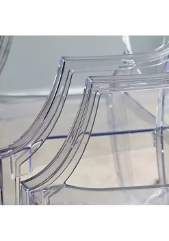 Best deal 👍 A & B Home 21" White Clear Ghost Chair with Arm Rest 💯 -A & B Home Online Shop Belk 691