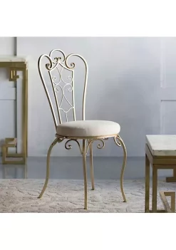 Discount 🎉 A & B Home 38" Gold and White Contemporary Folding Chair ⭐ -A & B Home Online Shop Belk 711