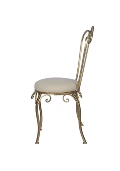 Discount 🎉 A & B Home 38" Gold and White Contemporary Folding Chair ⭐ -A & B Home Online Shop Belk 712