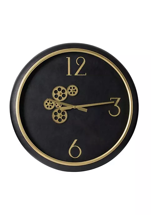 Top 10 🎁 A & B Home 20.5" Black and Gold Contemporary Round Gear Wall Clock 🔥 3 Top 10 🎁 A & B Home 20.5" Black and Gold Contemporary Round Gear Wall Clock 🔥