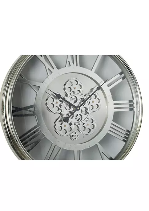 Wholesale ❤️ A & B Home 21.25" Silver and Black Transitional Modern Wall Clock ✔️ 5 Wholesale ❤️ A & B Home 21.25" Silver and Black Transitional Modern Wall Clock ✔️ - Image 3