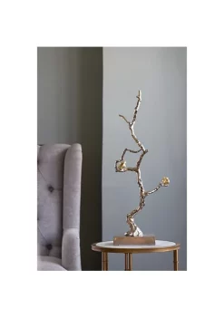 New 🛒 A & B Home 28" Gold and Silver Contemporary Style Branch Decor Figurine 🥰 -A & B Home Online Shop Belk 773