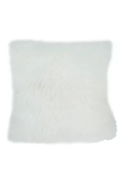 Cheap 👍 A & B Home 20" White Contemporary Lamb Fur Square Throw Pillow 😍 -A & B Home Online Shop Belk 790