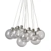 Hot Sale 🔥 A & B Home 40.75" Clear and Brown Contemporary Drop Globes Chandelier 🔔 -A & B Home Online Shop Belk 858