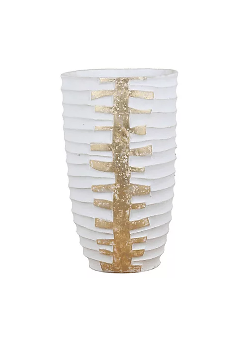 Discount ๐ A & B Home 20" White and Gold Contemporary Style Flower Vase ๐ 3 Discount ๐ A & B Home 20" White and Gold Contemporary Style Flower Vase ๐