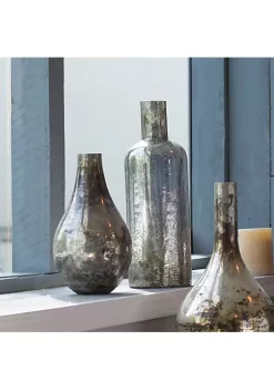 Deals 😀 A & B Home 18" Silver Solid Glass Vase with Vintage Mercury Finish 😉 -A & B Home Online Shop Belk 873