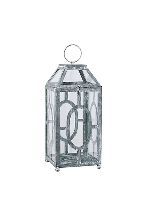 Brand new โญ A & B Home 19.5" Gray and Clear Distressed Style Classic Large Lantern ๐คฉ 3 Brand new โญ A & B Home 19.5" Gray and Clear Distressed Style Classic Large Lantern ๐คฉ