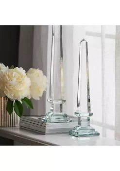 Deals 🔥 A & B Home 16" Clear Medium Lucent Obelisk Accent ⭐ -A & B Home Online Shop Belk 907
