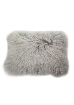 Best reviews of 💯 A & B Home 20" Gray Contemporary Lamb Fur Rectangular Throw Pillow 👏