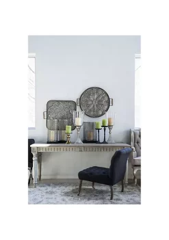 Flash Sale ⌛ A & B Home 28.5" Antique Brown Square Fabius Tray 👏 -A & B Home Online Shop Belk 919