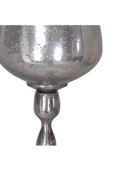 New 😍 A & B Home 32.5" Antique Silver Keavy Tall Reflective Glass Candleholder 🎁 -A & B Home Online Shop Belk 939
