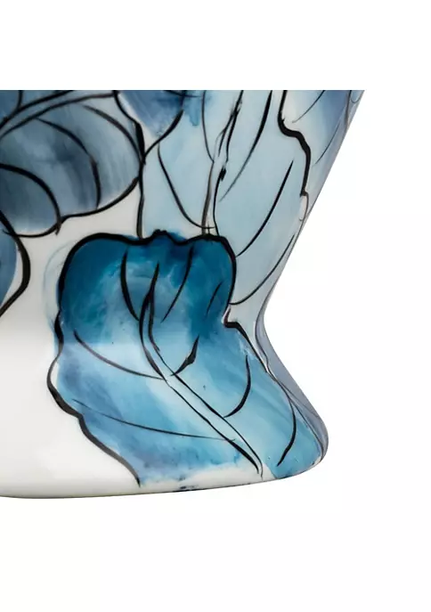 Best Sale ๐ A & B Home 17.5" Blue and White Contemporary Style Jar with Lid ๐ 5 Best Sale ๐ A & B Home 17.5" Blue and White Contemporary Style Jar with Lid ๐ - Image 3