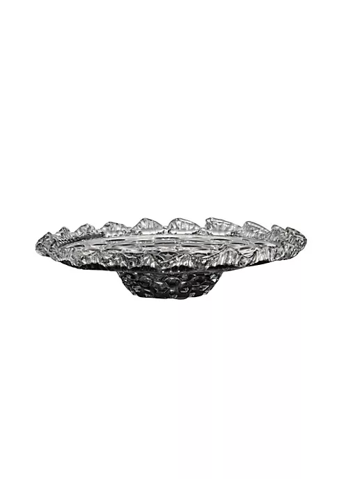 Outlet 🤩 A & B Home 18" Smoke Gray Modern Chic Style Decorative Round Glass Plate ❤️ 3 Outlet 🤩 A & B Home 18" Smoke Gray Modern Chic Style Decorative Round Glass Plate ❤️