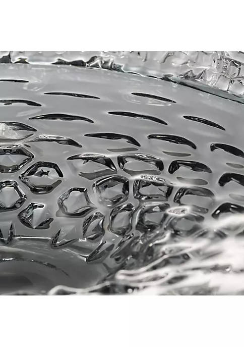 Outlet 🤩 A & B Home 18" Smoke Gray Modern Chic Style Decorative Round Glass Plate ❤️ 5 Outlet 🤩 A & B Home 18" Smoke Gray Modern Chic Style Decorative Round Glass Plate ❤️ - Image 3